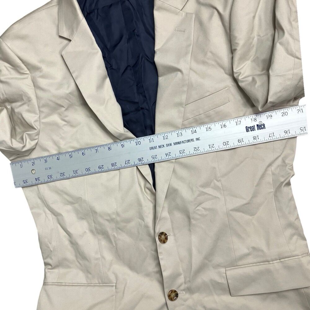 J Crew‎ Men's 40L Thompson Stretch Suit Jacket Stretch Chino Chic Preppy BA491 - Picture 5 of 14